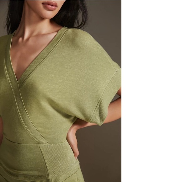 NWT! Anthropologie Fitted Corset Short Sleeve Top - Picture 5 of 7